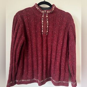 Woolrich 1/4 zip pullover sweater